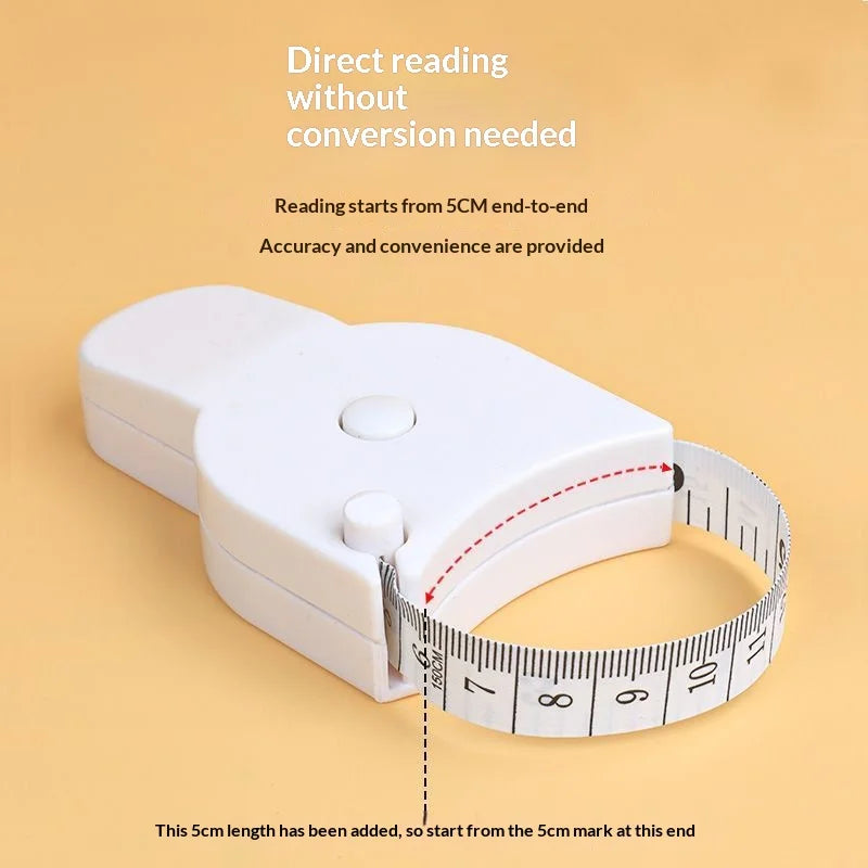 Retractable Body Measuring Tape 150cm Self-Lock | VIBE