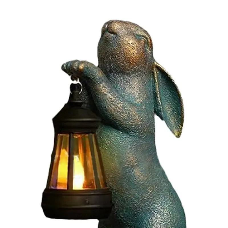 Solar Garden Statue Lanterns – Outdoor Animal Figurines 3-Pack