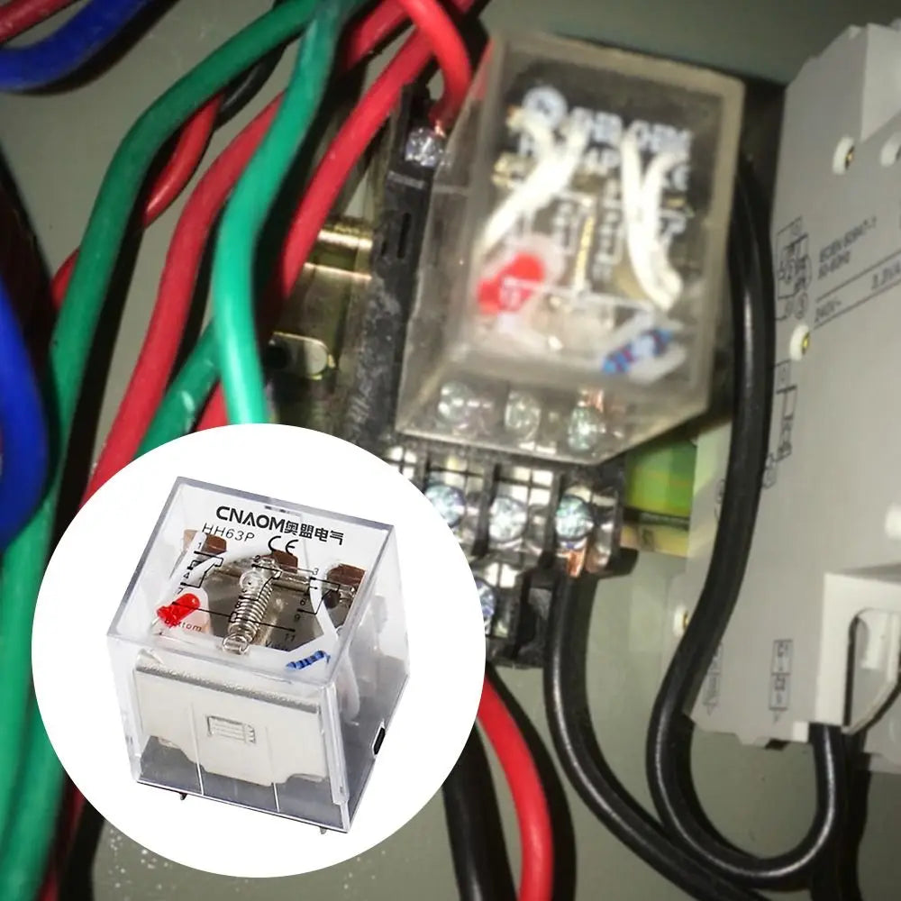 HH62P DPDT Power Relay 12V/24V/220V – 10A Universal Mini Relay