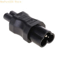 IEC 320 C7 Female to Cloverleaf Male AC Power Adapter