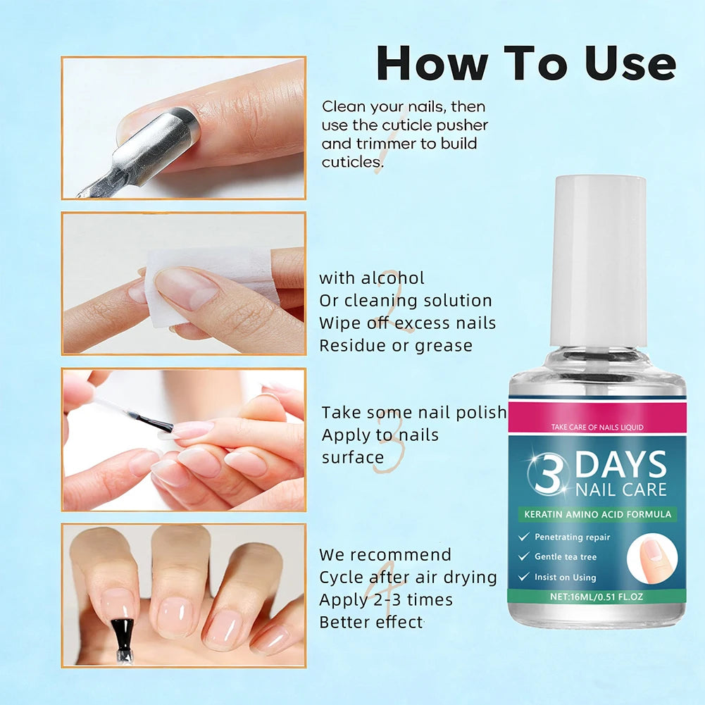 Eelhoe Keratin Amino Acid Nail Care Oil – Strengthen Nails
