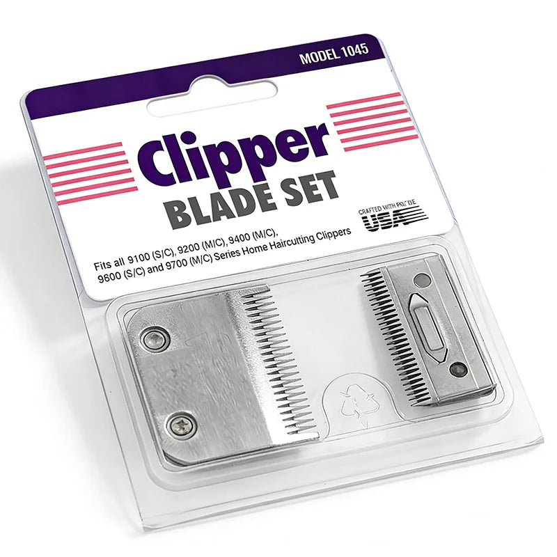 PROGEMEI 1045 Clipper Blade Set for Wahl 9100 9200 9600