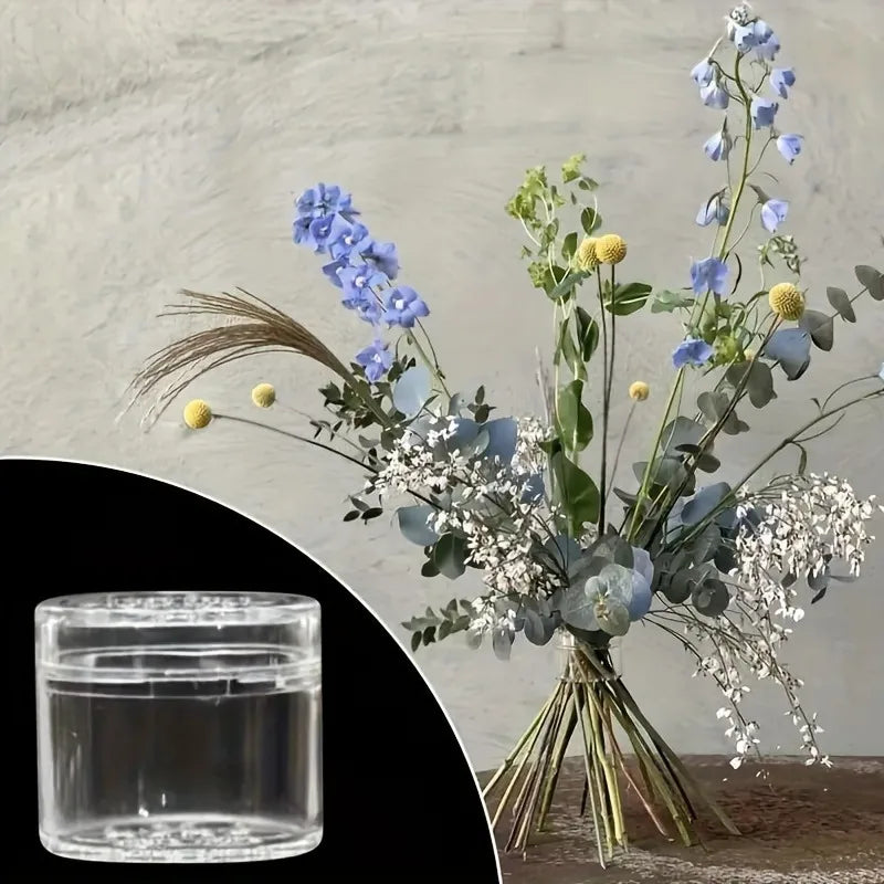 2-Pack Spiral Flower Stem Holders – Clear Plastic Floral Grid