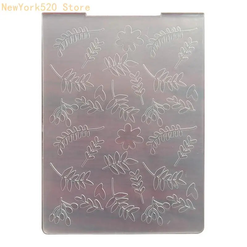 3D Flower & Leaf Embossing Folders for Card Making & Crafts