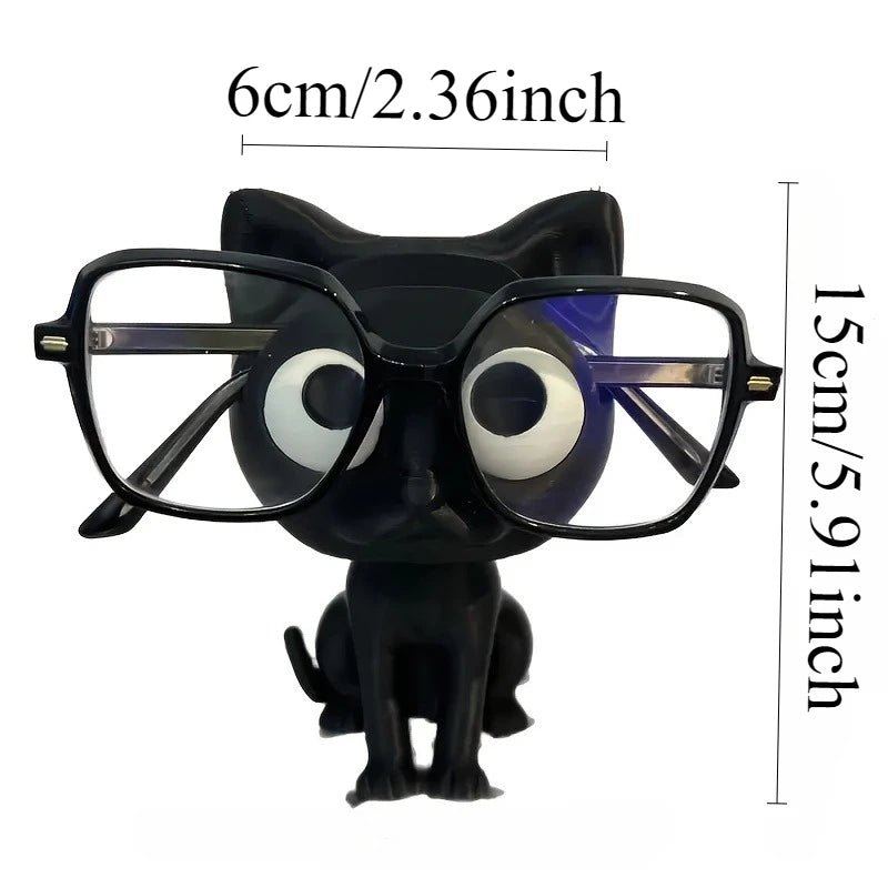 3D Printed Cat Glasses Holder – Cute Desk Organizer Stand