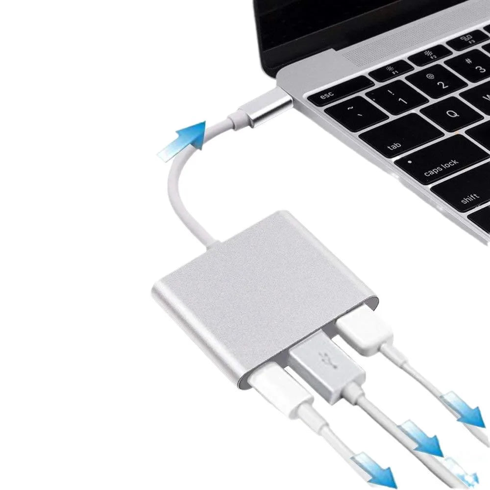 4K USB-C to HDMI Adapter Hub – USB 3.0 & Pass-Through Charging