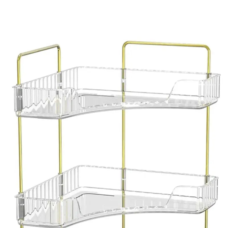 Corner Bathroom Countertop Organizer – 2 & 3 Tier Cosmetic Rack
