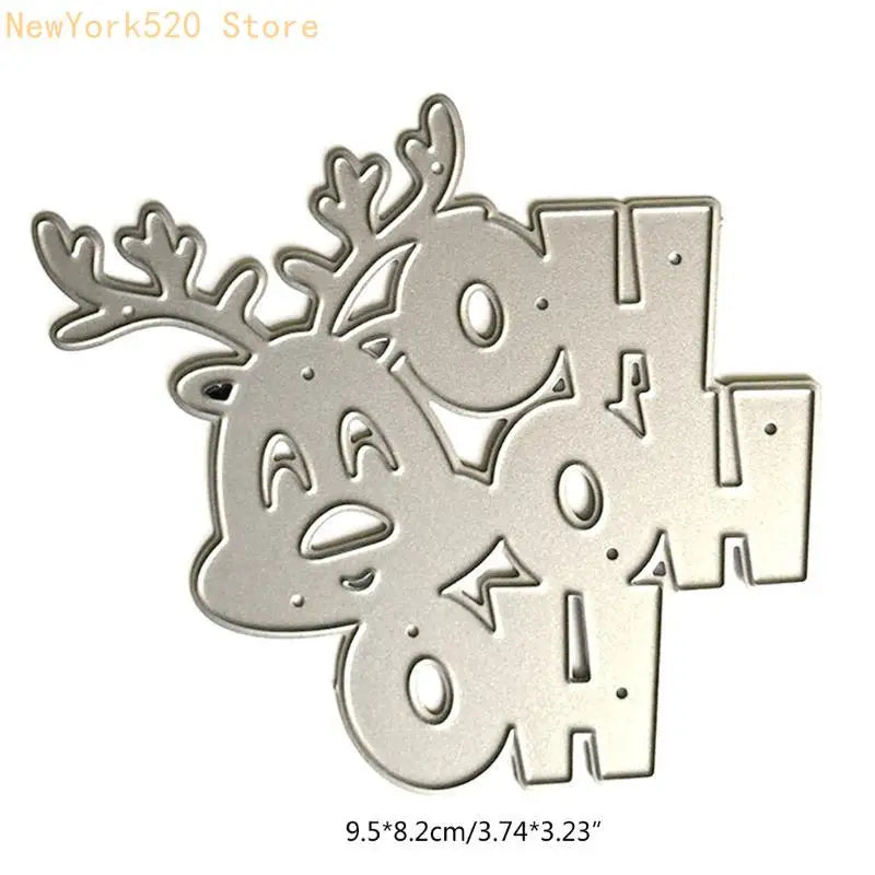 Christmas Ho Ho Ho Metal Cutting Die Stencil for Scrapbooking