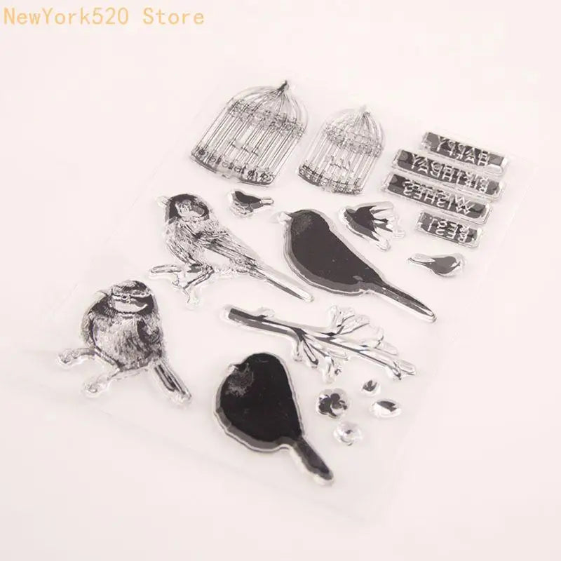 Bird Cage Silicone Clear Stamp – DIY Scrapbooking & Cards