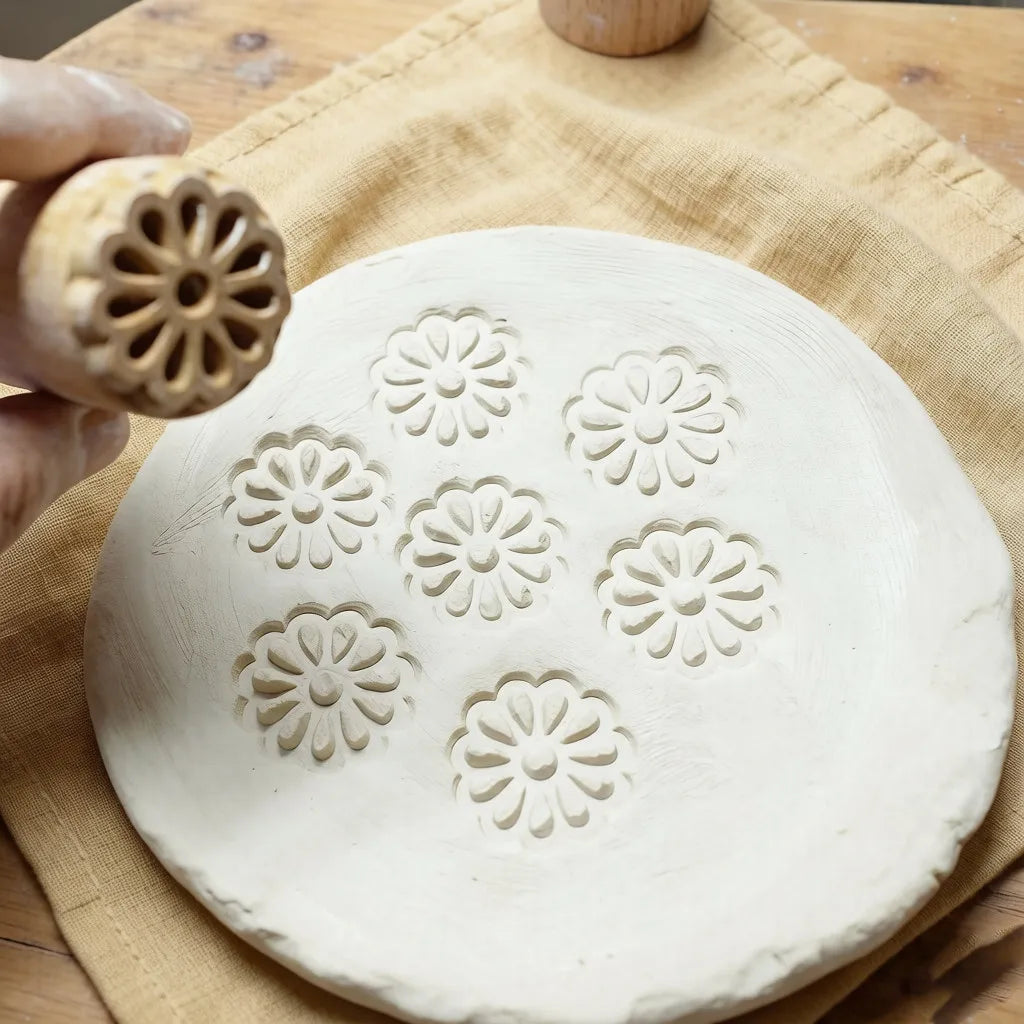 Pottery Clay Texture Stamp Seal Set – National Style Craft