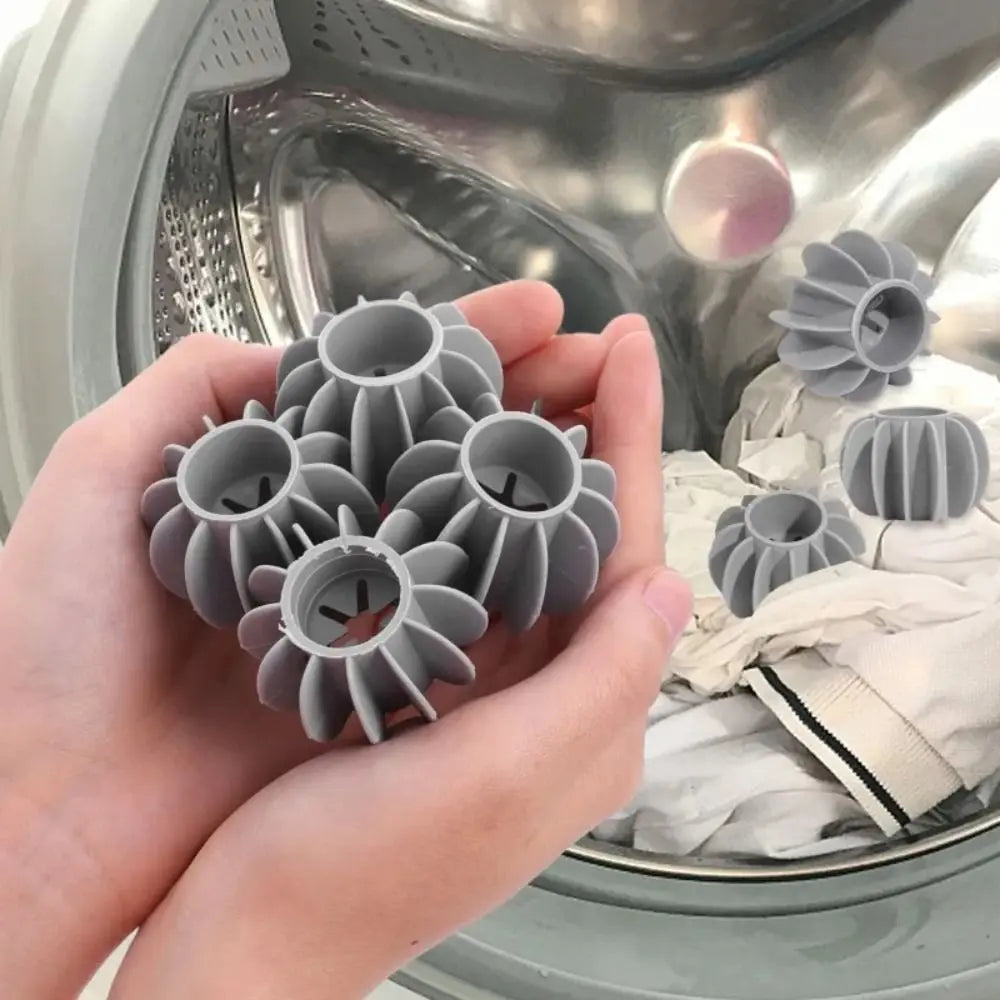 Reusable Silicone Laundry Balls – Anti-Tangle & Pet Hair Catcher