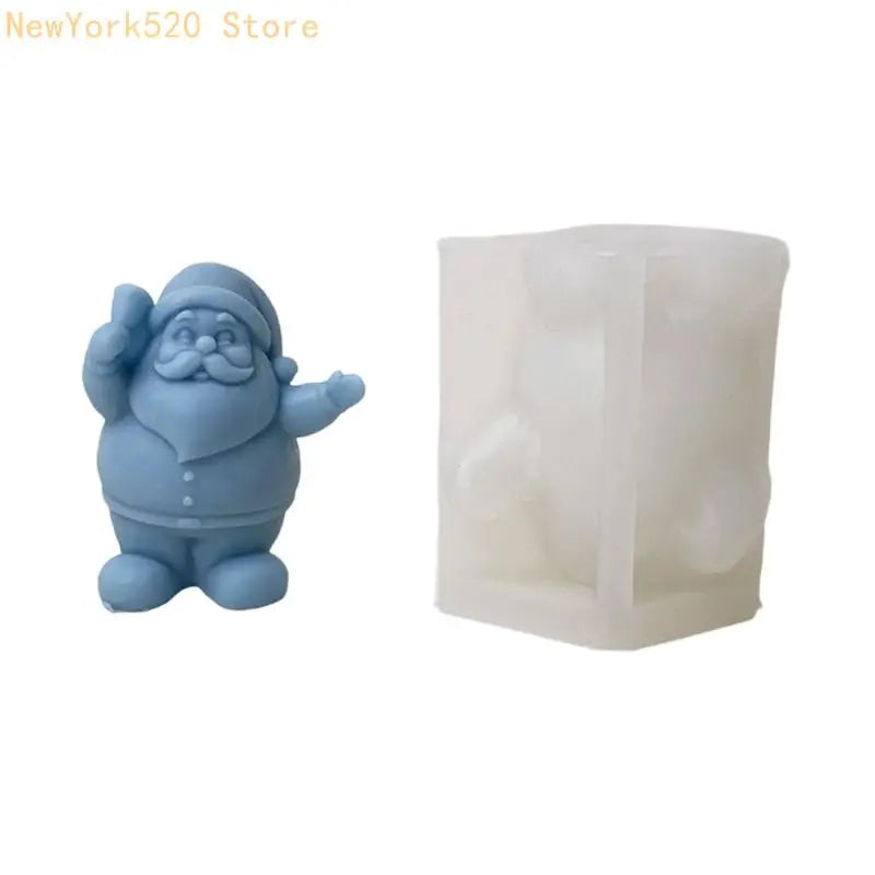 Santa Silicone Mould – Christmas Baking & Craft Mold