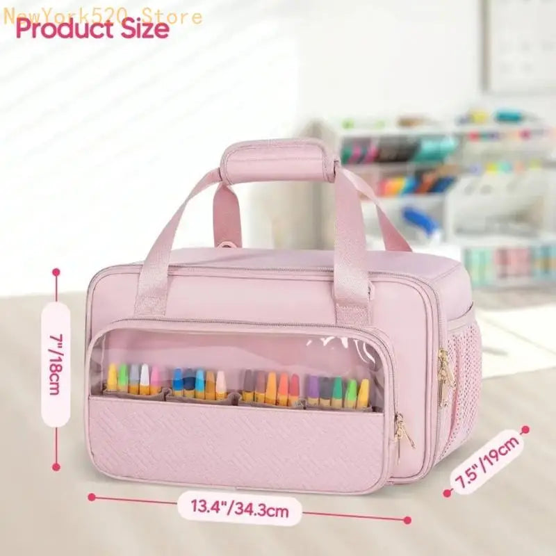 Waterproof Art Supply Organizer Bag – Multi-Compartment Clear