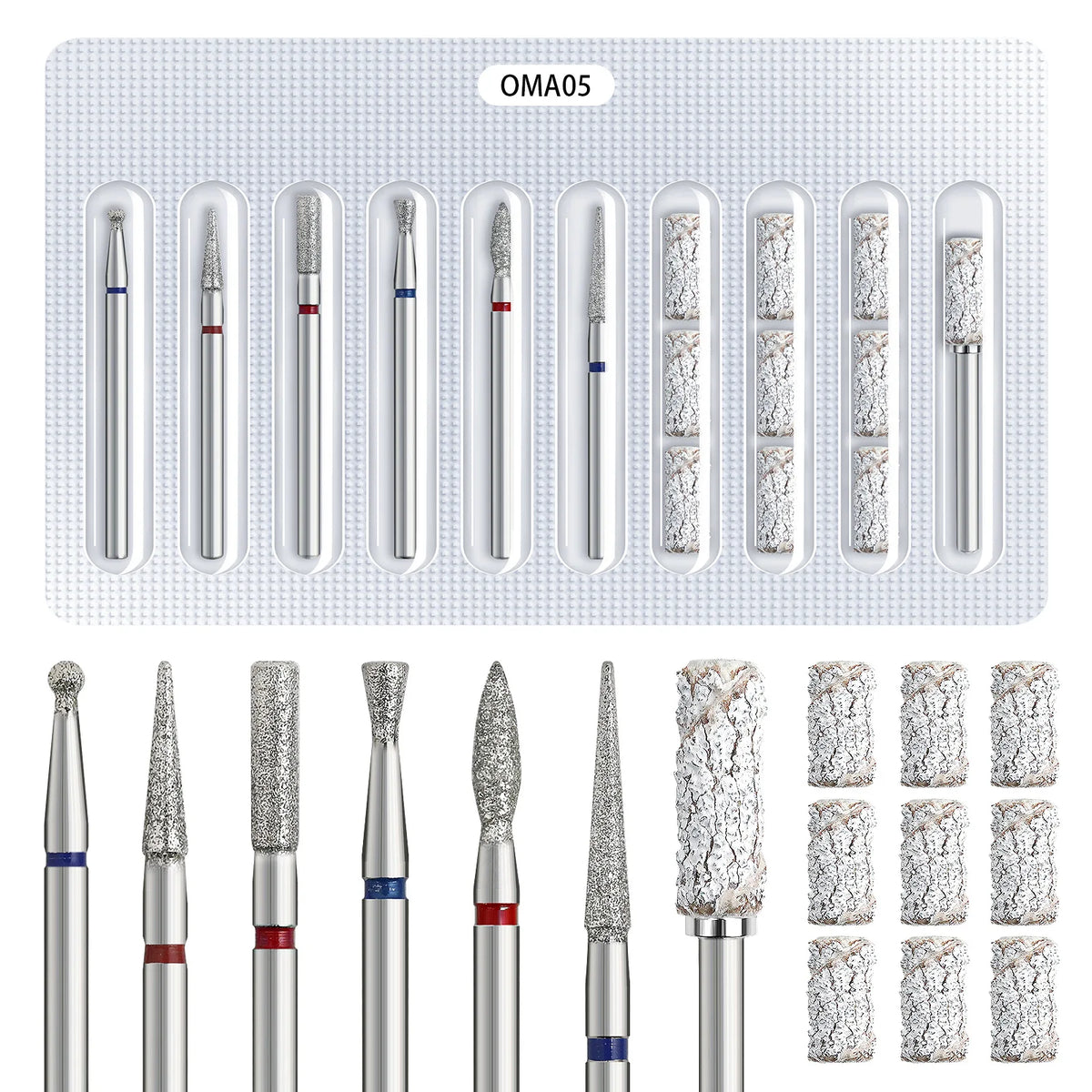 Russian Manicure Drill Bits Set – Cuticle Removal Nail File Kit