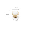 Modern Ceramic Cabinet Handles – Gold & Silver Drawer Pulls