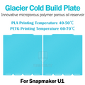 Snapmaker U1 Glacier Cold Build Plate 270x270mm Steel Sheet