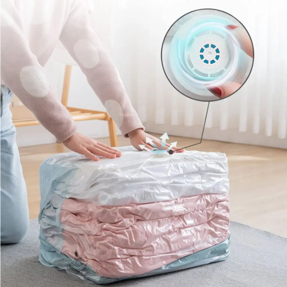 Press & Seal Vacuum Storage Bags – No-Pump Compression