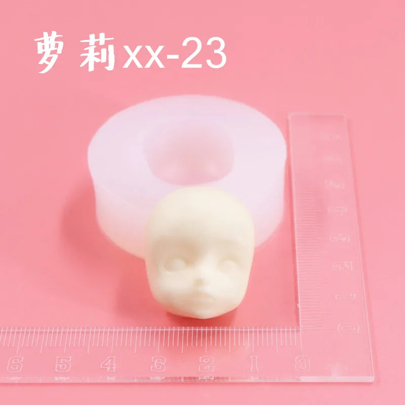 Silicone Clay Face Mold – Fondant & Pottery Sculpting Tool
