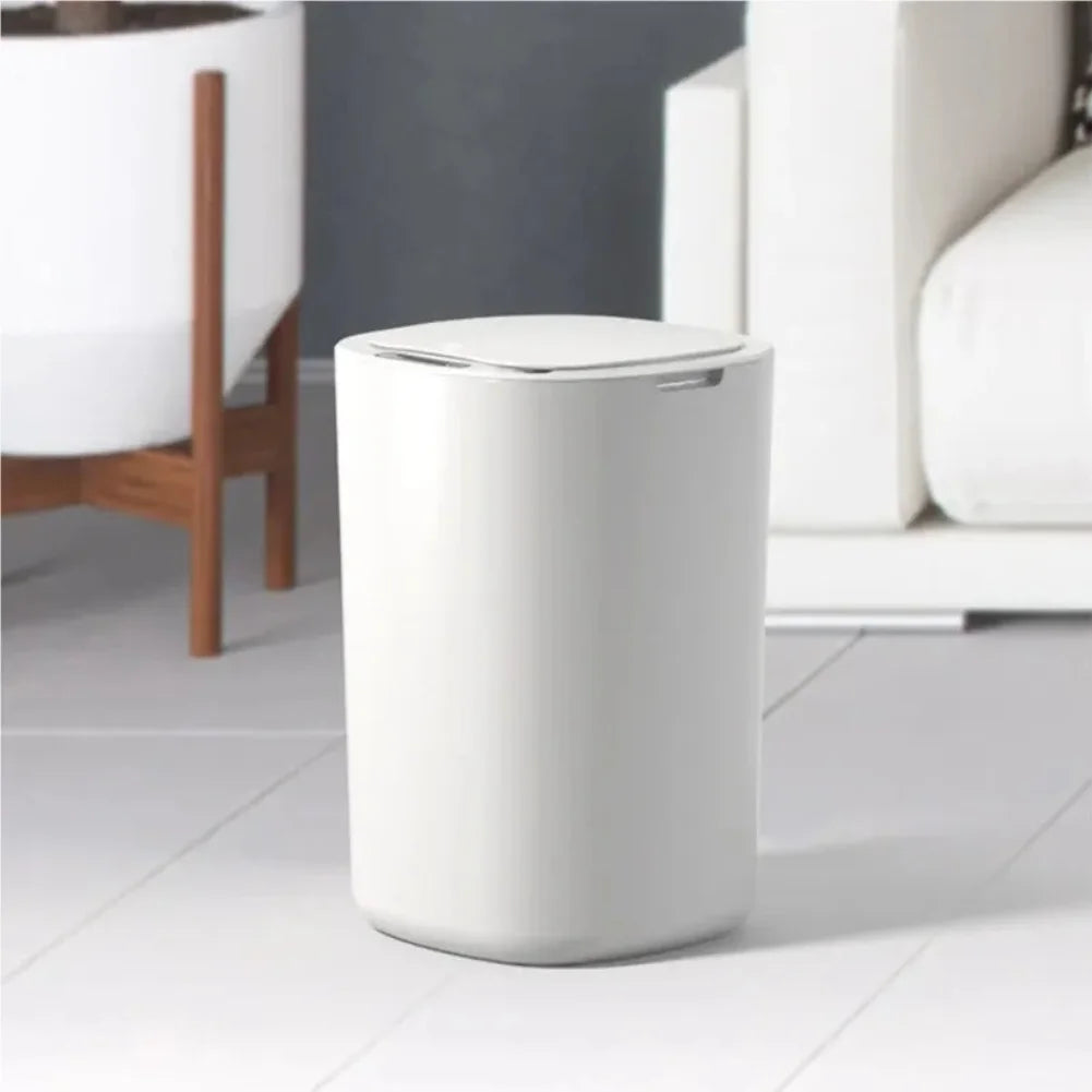 VIBE 12L Smart Sensor Automatic Electric Trash Can – White