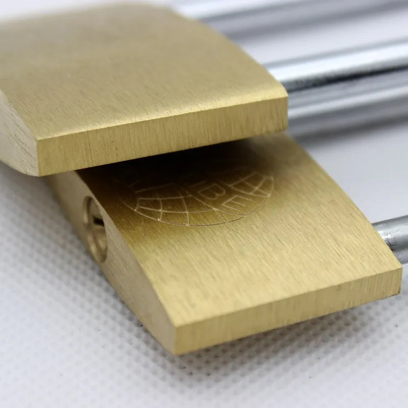 Brass Copper Padlock Wolf Head Design 20mm–40mm with 3 Keys