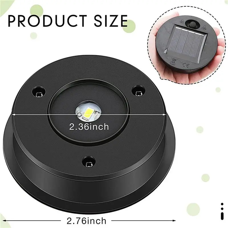 18-Pack Solar Lantern Replacement Tops – LED Solar Panel Lids