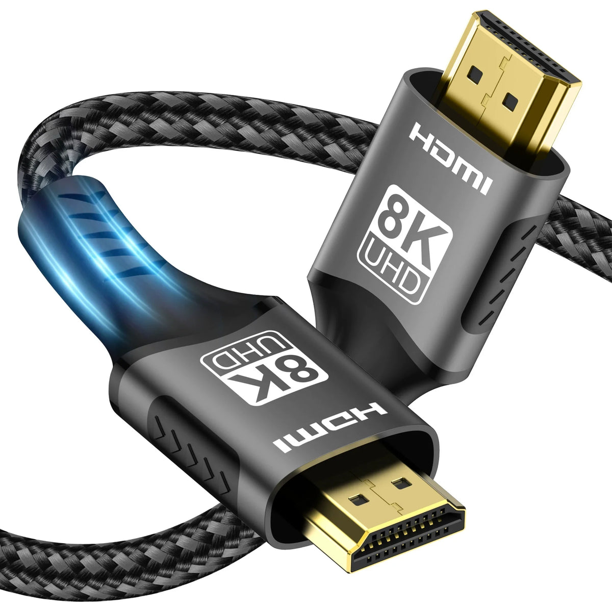 HDMI 2.1 Cable 8K@60Hz 4K@120Hz 48Gbps eARC HDR – 1M 2M 3M