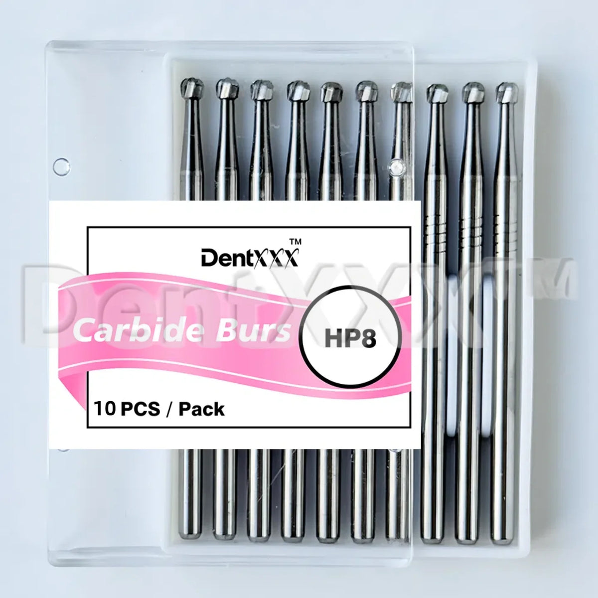 VIBE Tungsten Carbide Drill Bits Round & Fissure HP Shank 1/10Pc
