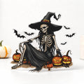 Halloween Wall Stickers – Witch Skeleton Pumpkin Decals