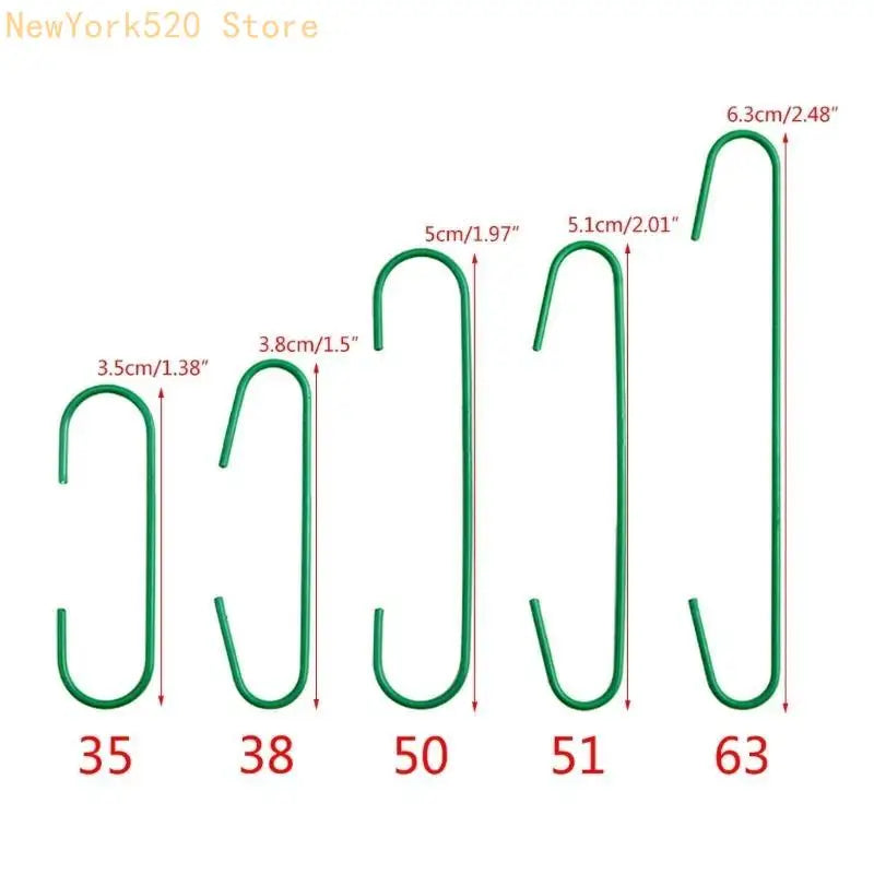 100 Pcs Metal Ornament Hooks for Christmas Tree Decorating