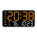 VIBE Giant LED Digital Wall Clock – Time, Temp, Date & Alarm