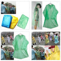 Disposable Hooded Rain Poncho – Lightweight Emergency Raincoat