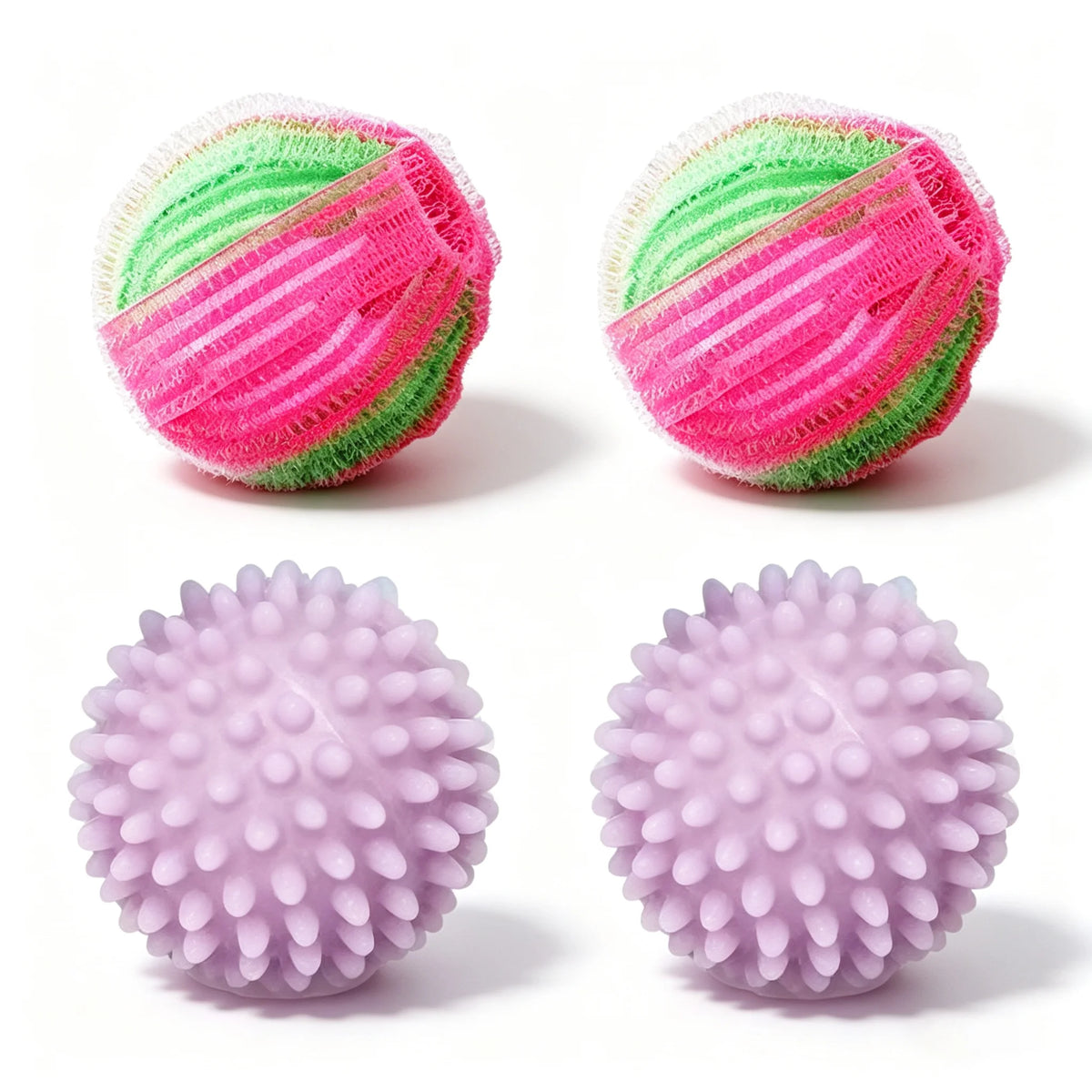 Reusable Laundry Balls Set – Hair Catcher & Anti-Tangle | 4-Pack