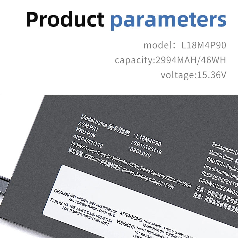 SUOZHAN L18M4P90 Battery for Lenovo ThinkPad L13 Yoga