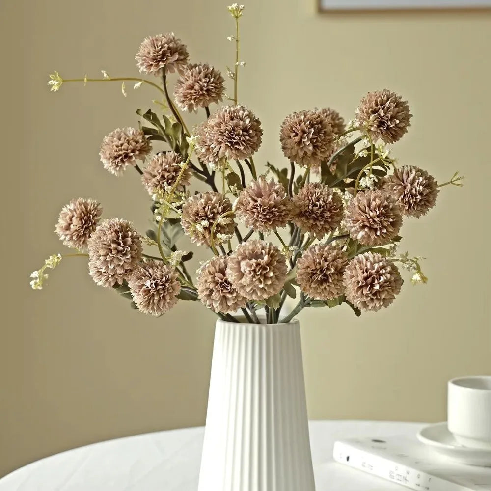 Silk Artificial Chrysanthemum Bouquet – Wedding & Home Décor