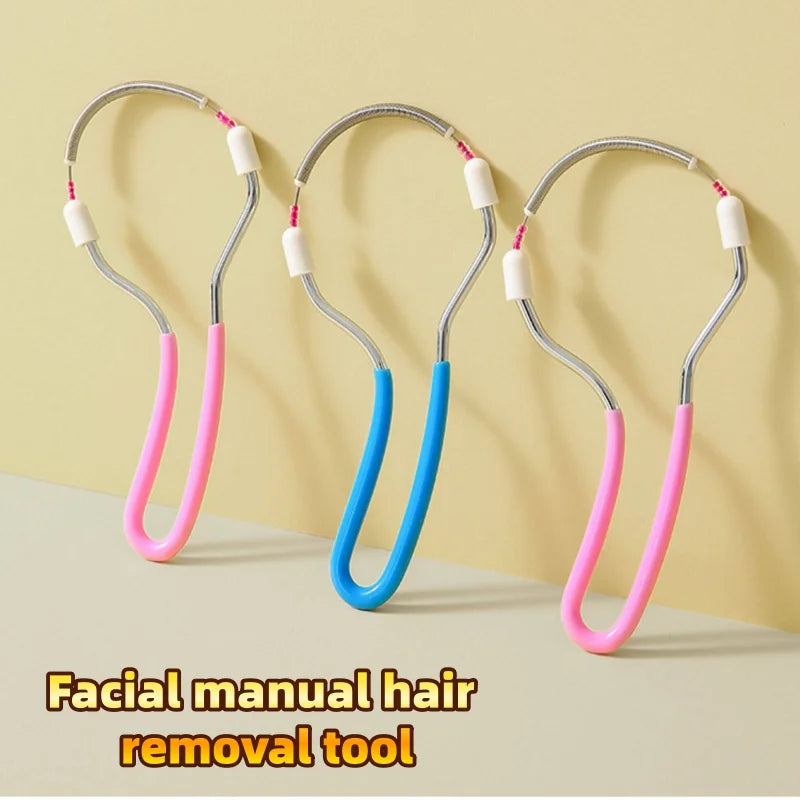 Portable Spring Facial Epilator – Manual Face Hair Remover