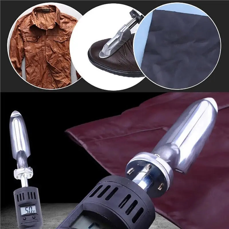 VIBE Digital Mini Leather Iron 50-300°C – Crease Removal Tool