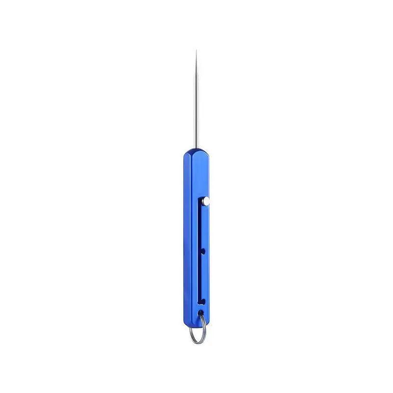Reusable Retractable Metal Toothpick with Keychain | 3-Gear