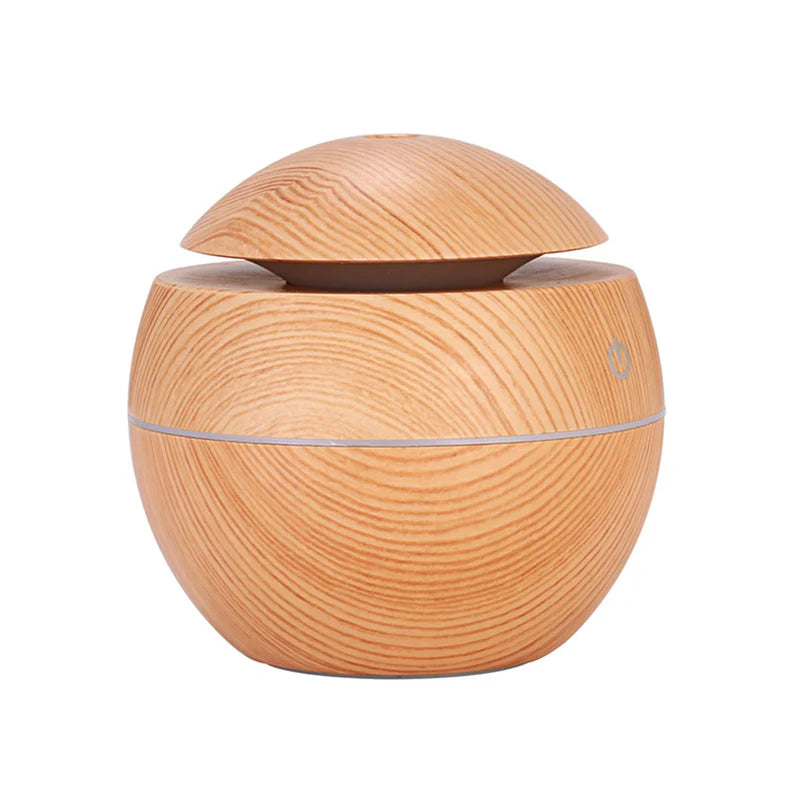 Wood Grain USB Cool Mist Humidifier & Aroma Diffuser – VIBE