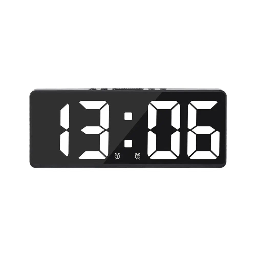 LED Alarm Clock with Nightlight, Temperature & Calendar