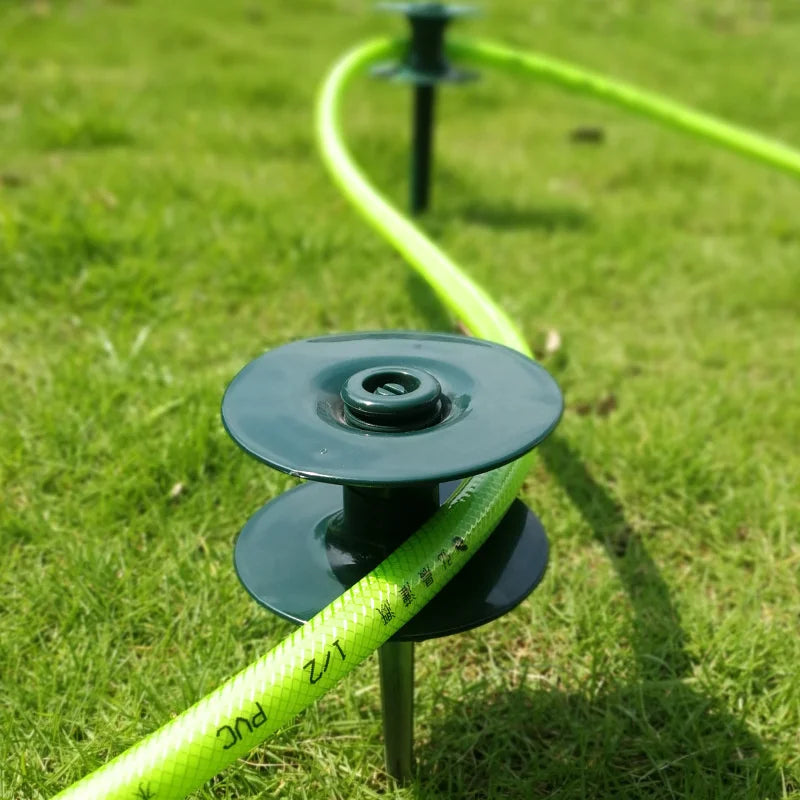 Garden Hose Guide Wheel Stake – Tangle-Free Hose Routing