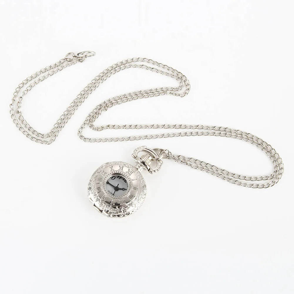 Vintage Dual Time Clock Necklace Watch – Unisex Gift | VIBE