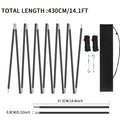 Aluminium Tent Poles Pre-Assembled Lightweight Repair Kit