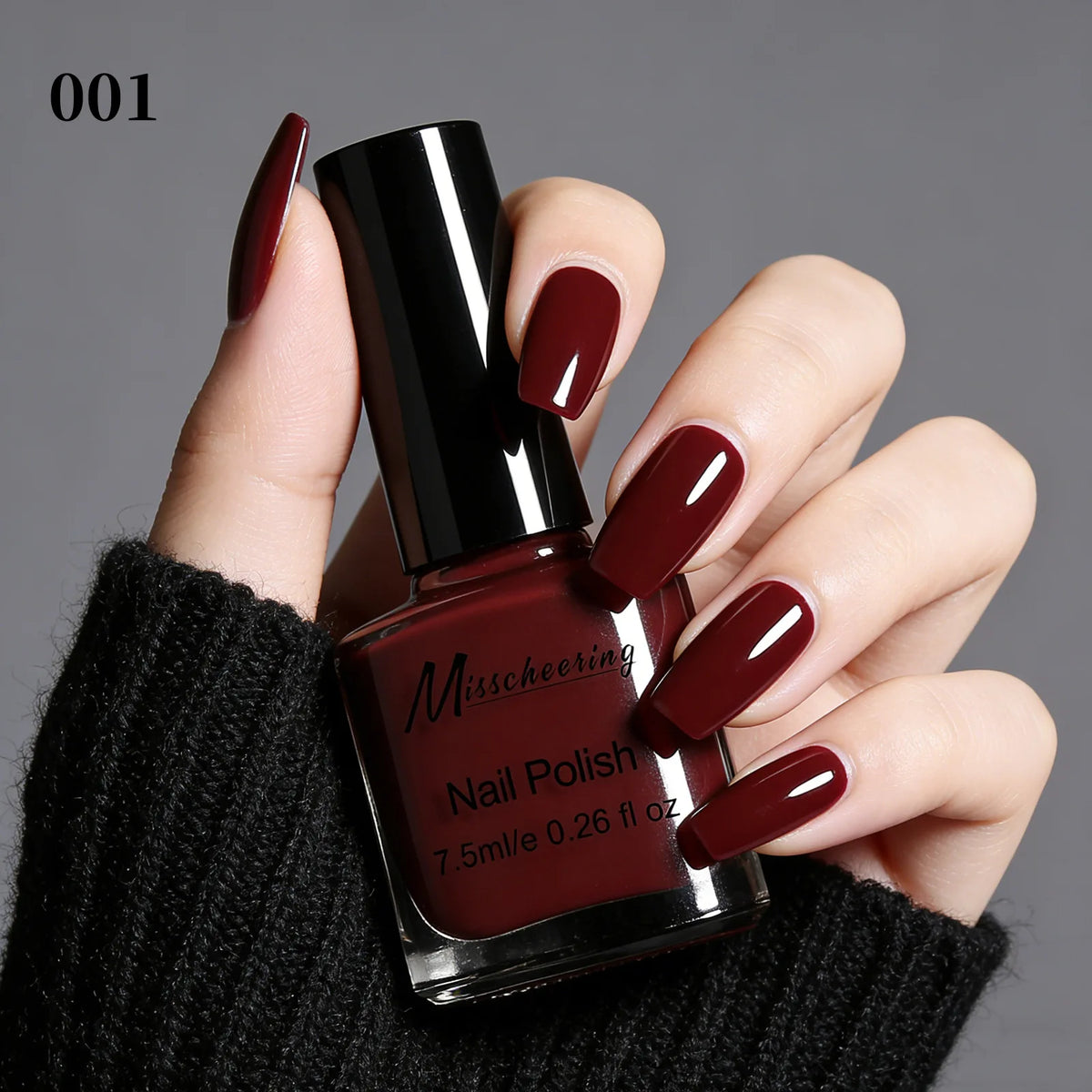Misscheering 20 Colors Peel-Off Nail Polish – Glitter & Nude