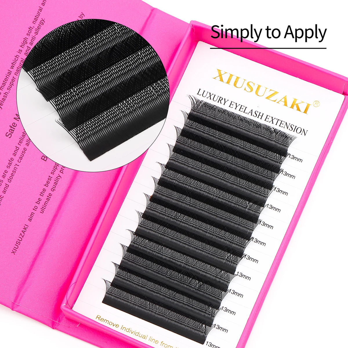 XIUSUZAKI 2D YY Premade Volume Fan Eyelash Extensions