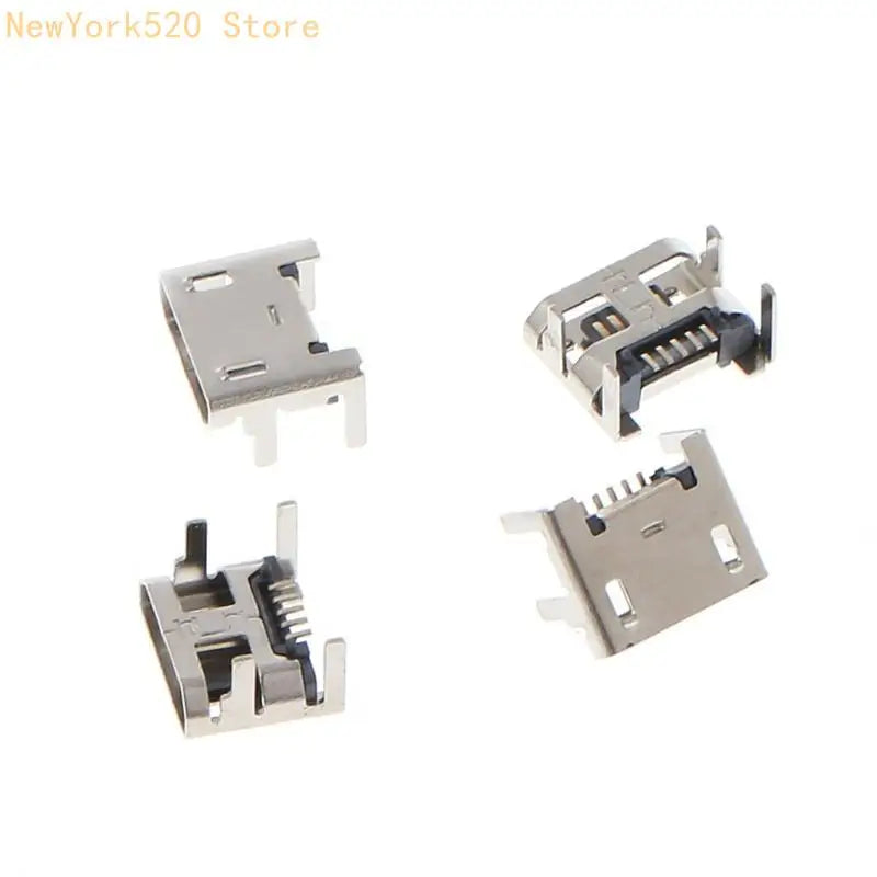 10 Pcs Micro USB Type B 5-Pin Female Socket Connector 90°