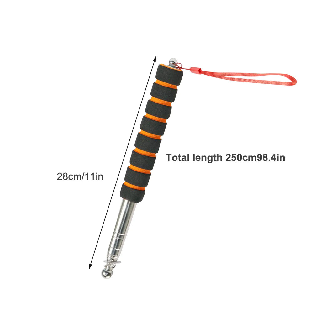 Telescopic Handheld Flag Pole – Portable Stainless Steel Pointer