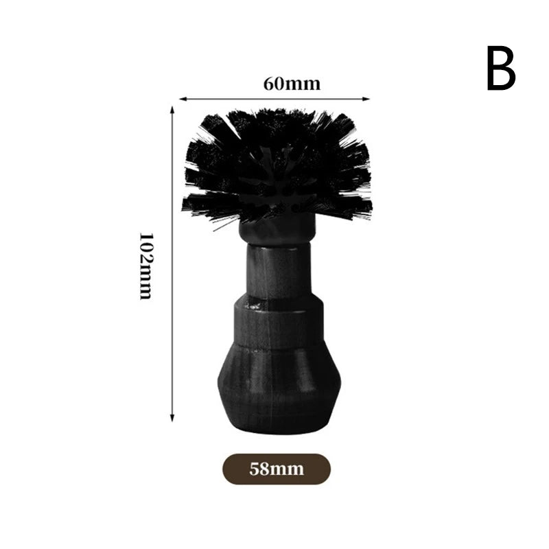 Wooden Barista Coffee Brush 51mm 54mm 58mm Portafilter Cleaner