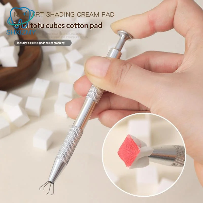 200/500Pcs Gradient Nail Art Sponge Pads – Ombre Manicure Set