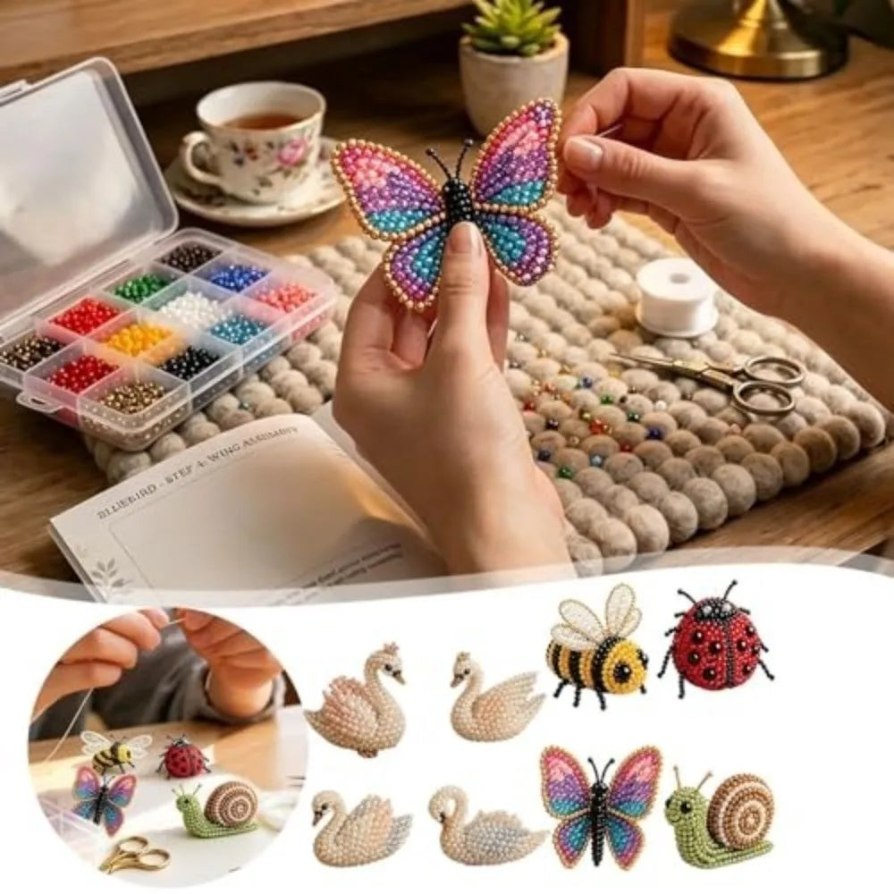 3D Bead Art DIY Kit – Character Series Handmade Beading Set