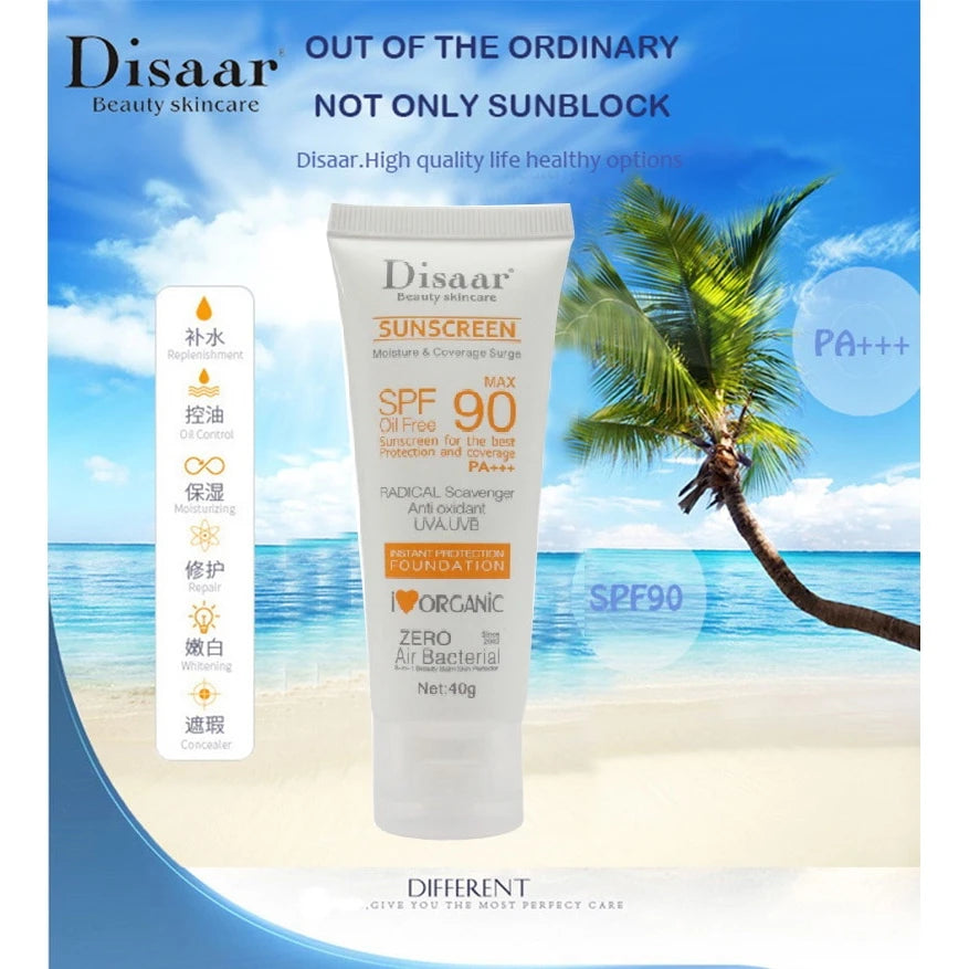 VIBE SPF 90+ Facial Sunscreen – Waterproof UVA UVB Blue Light